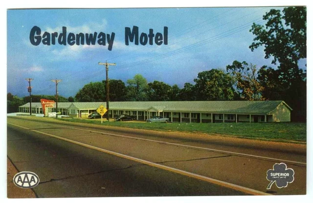 Villa Ridge Missouri Franklin County Gardenway Motel View Postcard