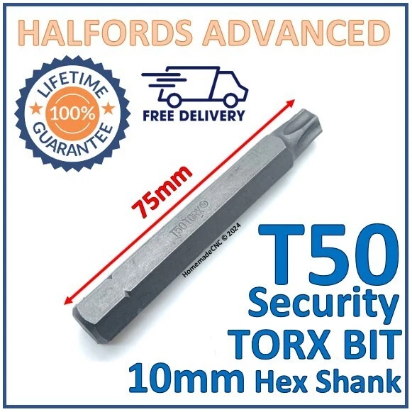 1 Inserto Torx T25 Con Inserto Da 25 Mm 1/4' Quadrato - Foto 4