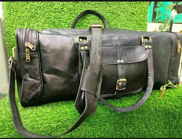 Sac de voyage en cuir fait à la main extra large 36'' Duffle Sacs de sport...