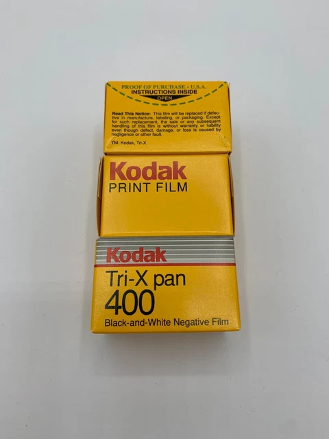 Kodak Tri-X Pan 400 B&W Film Tx 135-24 Unopened Exp 03/91