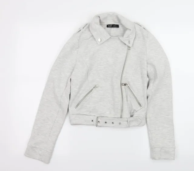 Zara Womens Grey Jacket Size XS Zip