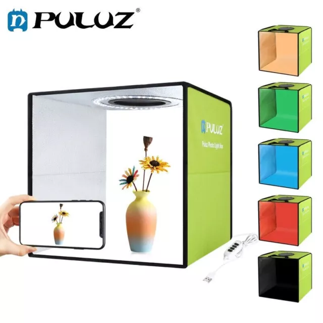 PULUZ 30cm plegable portátil luz foto iluminación estudio tiro tienda caja Kit