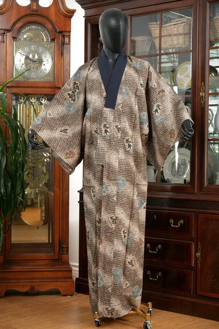 Dear Vanilla Japanese Juban Undergown Men's Kimono Authentic Vintage Japan Made