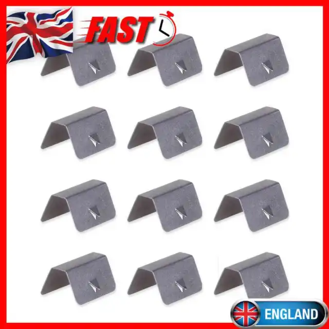 12pcs Car Wind Rain Deflector Fitting Clips Stainless Steel for Heko G3