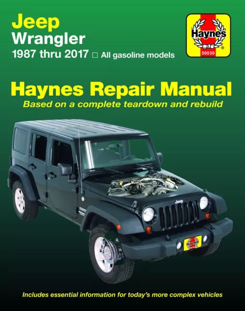 WRANGLER 87-17 Revue Technique Haynes JEEP Anglais Etat - NEUVE PORT Reduit Fra