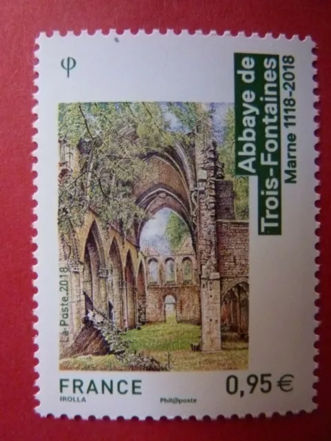 2018 Neuf N° 5242 Abbaye Des Trois Fontaines