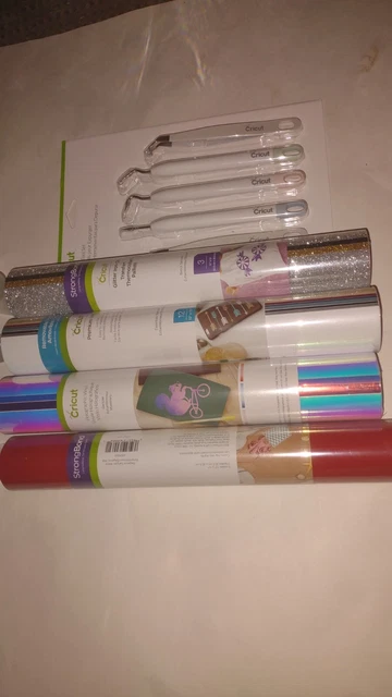Paquete de materiales de vinilo Cricut con kit de herramientas de desmalezado