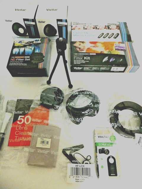 Vivitar Camera Accessories Large Assorted Lot