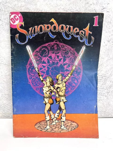 1982 DC Comics Swordquest #1 Atari Video Game mini comic promo