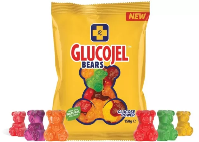 Glucojel Bears  Bags X 150 g Best Value with Free Shipping Jellybeans Glucogel