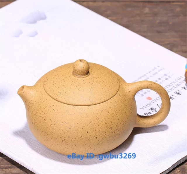 Chinese Yixing zisha teapot handmade Duan Ni clay Xishi Teapot 220cc 2