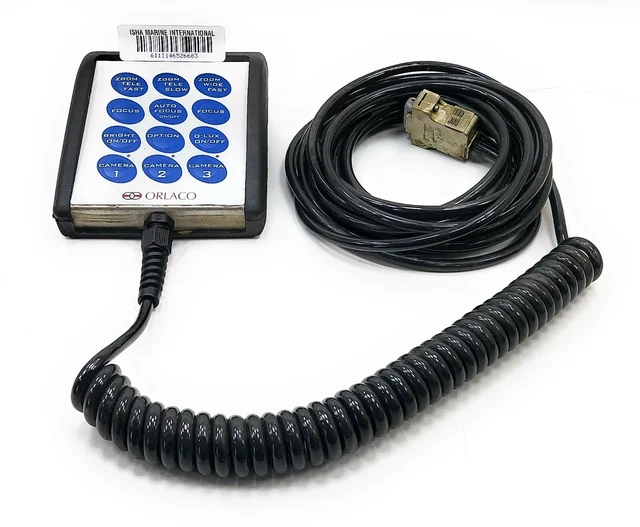 ORLACO 0502600 PUSH Button Keyboard Boom Camera keyboard Handheld AFEX ...