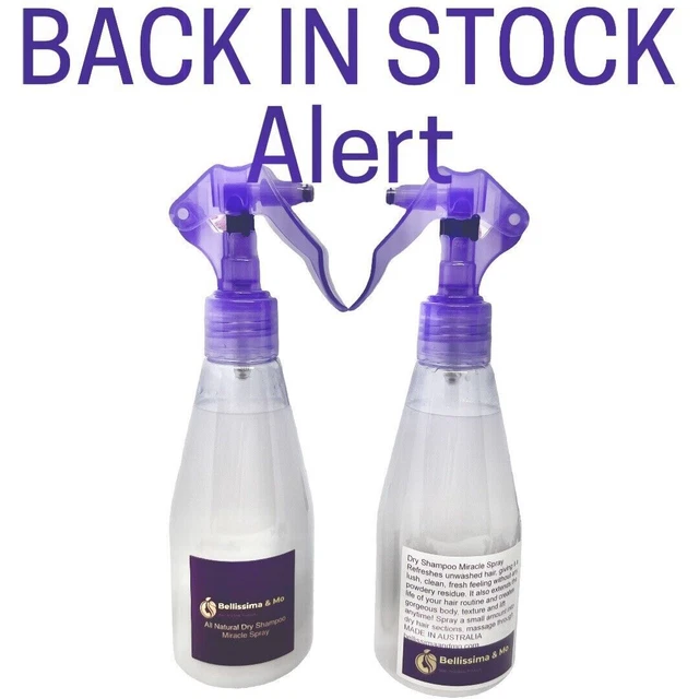 Spray miracoloso per shampoo secco tutto naturale