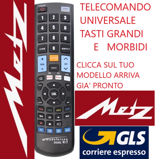 TELECOMANDO UNVERSALE DGQUEST; CLCCA SUL TUO MODELLO LO RCEVERA - Foto 3