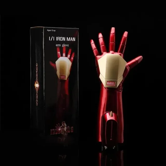 Marvel Iron Man Wearable 1:1 Right and Left Arm Hand Glove with Led Lights