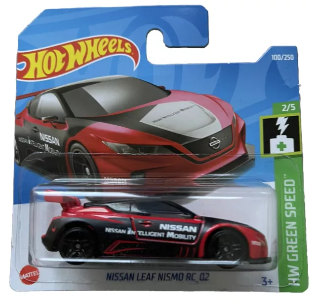 Hot Wheels Nissan Leaf Nismo RC_02 HW Green Speed 2/5 Elektroauto NEU OVP