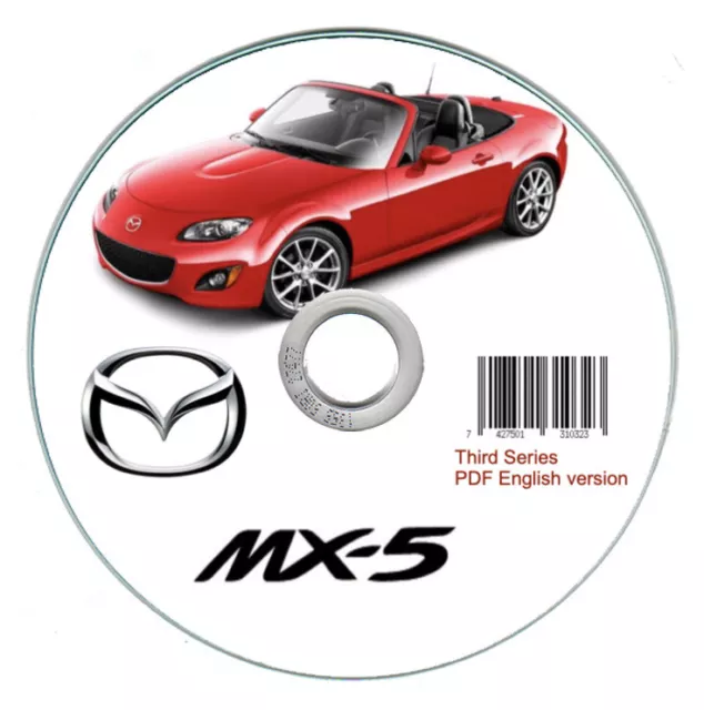 Mazda Mx5 Miata (My 2002- >) Manuel D'Atelier Sur CD - Réparation Manuelle
