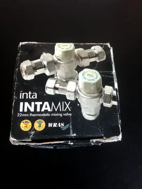 Intamix Valvola di Miscelazione Termostatica 22mm TMV2, TMV3 & WRAS omologata Caleffi ART5213