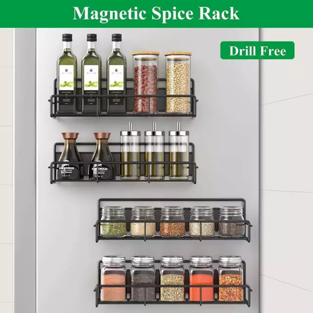 Kitchen Punch-free Magnetic Suction Refrigerator Shelf