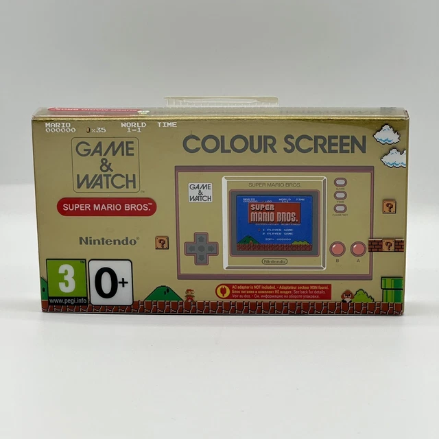 NINTENDO GAME & Watch Colour Screen Super Mario Bros New Factory Sealed
