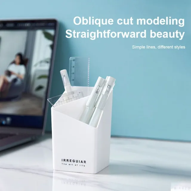 Supplies Pen Holders Pencil Case Desktop Storage Box Makeup Brush Stand Case