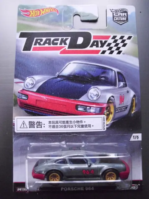 HOT WHEELS-CAR -CULTURE - PORSCHE  964 -TRACK-DAY- Real Ridesrs  OVP ungeöffnet