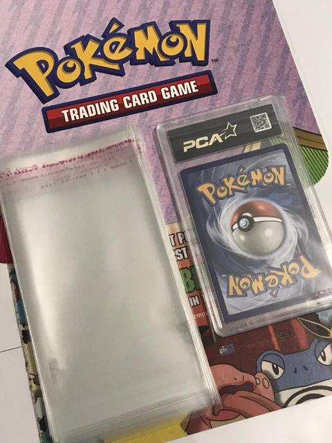 Lot De 100 Pochettes De Protection Premium (Team Bag) Pour Cartes Pokémon, PSA, CCC - Épaisseur 35 Pts