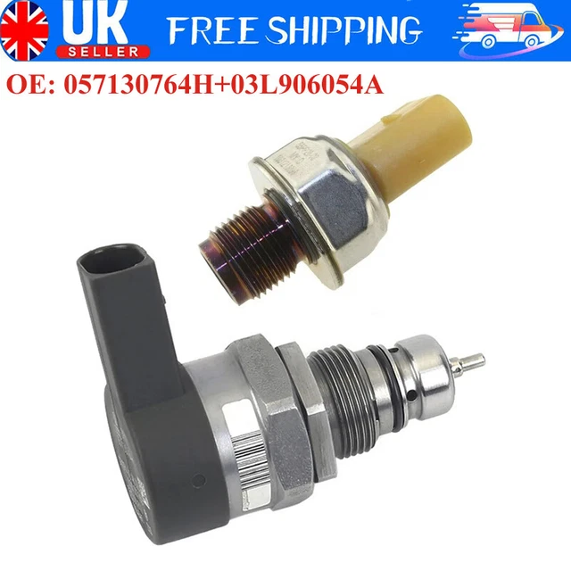 NEW FUEL PRESSURE Regulator Valve & Sensor Kit Fits For AUDI VW SEAT 2.