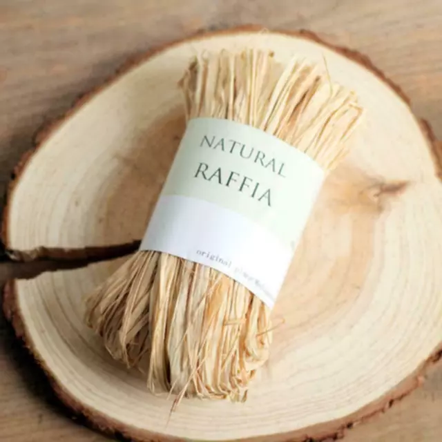 10X Raffia Natural Rope Crafts Wedding Gift Wrapping Sale Scrapbook DIY