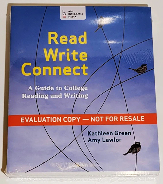 NEW READ WRITE Connect A Guide To College Reading And Writing 