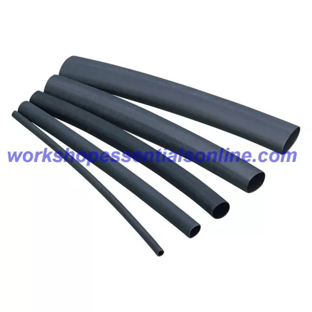 Heat Shrink Tubing 3-1 Glue Lined Black Waterproofing Heatshrink Adhesive Tubing