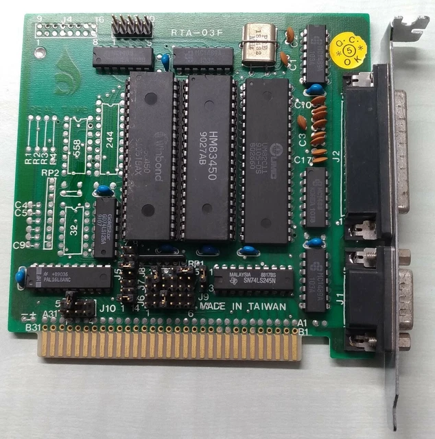 DEC M7941 DRV11-M Scheda Interfaccia Linea Parallela 16 Bit - Vintage, Testata Funzionante