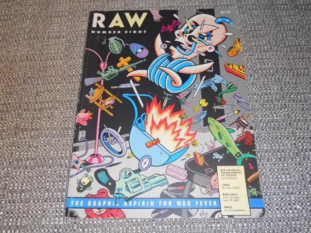 Raw Magazine Number Eight Francois Mouly Art Spiegelman 1986