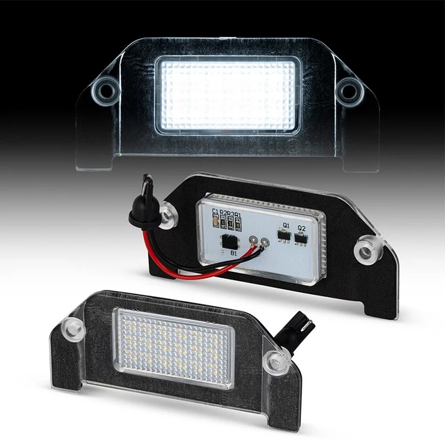 Lampe plaque d'immatriculation DEL blanche sans erreur pour Chrysler 300 2005 14