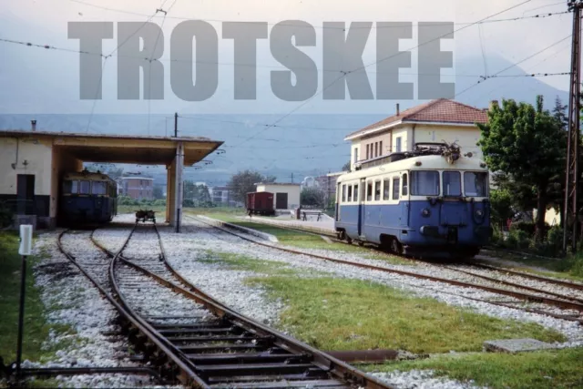 35mm Slide FS Italy Railways Electric Railcar AFA07 1976 Original Italian SC