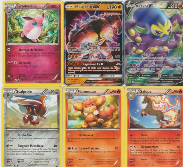 Lot De 16 Cartes Pokemon (Port Offert/Articles Supplementaires)