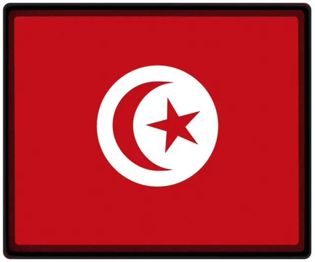 Länder Flaggen Mousepad Eyecatcher Flagge für Schreibtisch • TUNESIEN ○82173