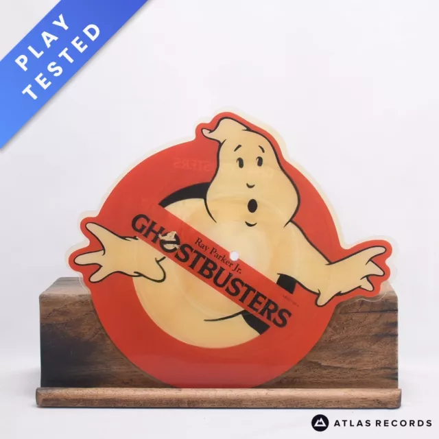 Ray Parker Jr. Ghostbusters Picture Disc Shaped 7" Single Vinyl Record - VG+