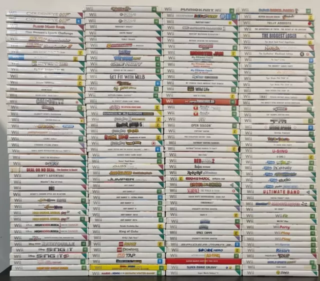 Nintendo Wii games mixed. *Select a title*