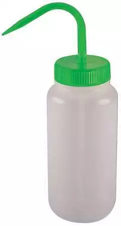 Lab Safety Supply 6Fau3 Wash Bottle,Standard Spout,32 Oz.,Green