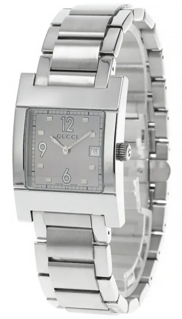 GUCCI Quartz SS Silver Dial Men's Watch 7700M.0043526