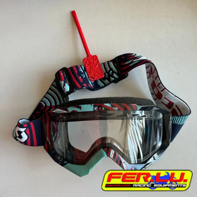 Maschera Occhiale Goggle Scott MX Hustle