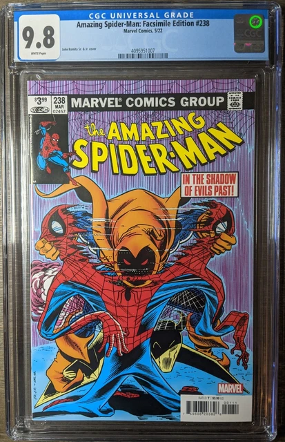 Amazing Spider-Man: Facsimile Edition #238 - Cgc 9.8 - John Romita Sr & Jr Cover
