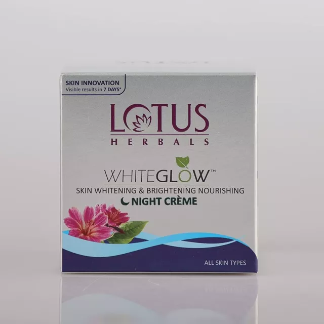 Lotus Herbals White Glow Skin Whitening And Brightening  Night Creme 60 gm 2
