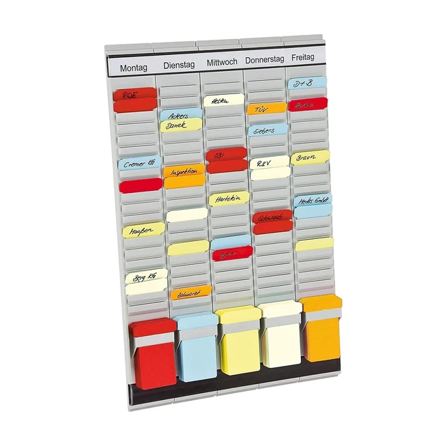 Franken PV1 T-Card Office Planner with German Headings 31.5 x 49 cm 20 Items 5 M