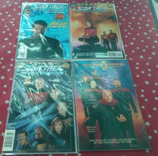 Marvel/DC  Star Trek Next Generation No. 1 DC No. 2, Series Final Plus Movie Adp
