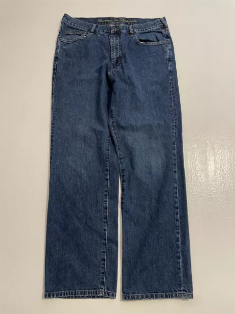 Tommy Bahama 36 x 32 Classic Fit Dark Wash Denim Five Pocket Jeans