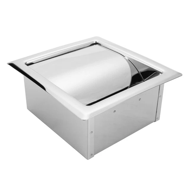 Supporto carta igienica da incasso acciaio inox da parete supporto carta igienica, moderno A5V8