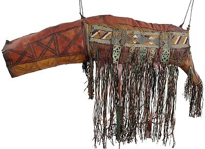 Tuareg leather Camel Saddle Bag African Niger Mali