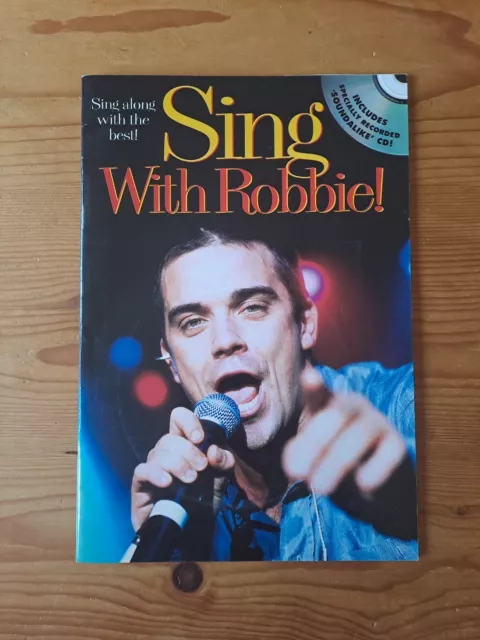 Sing With Robbie Williams Paperback Songbook With CD